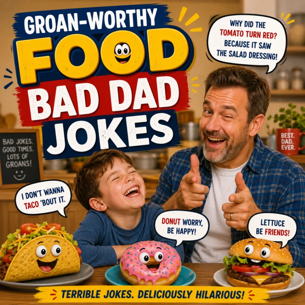 Groan-Worthy Food Bad Dad Jokes