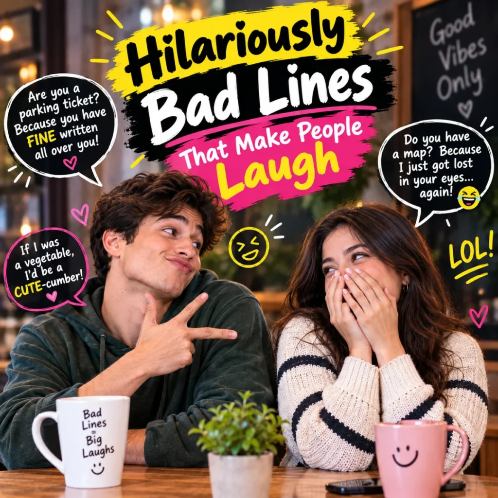 Hilariously Bad Lines That Make People Laugh