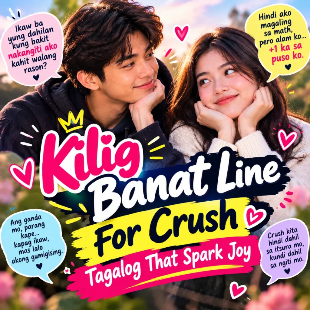Kilig Banat Line For Crush Tagalog That Spark Joy