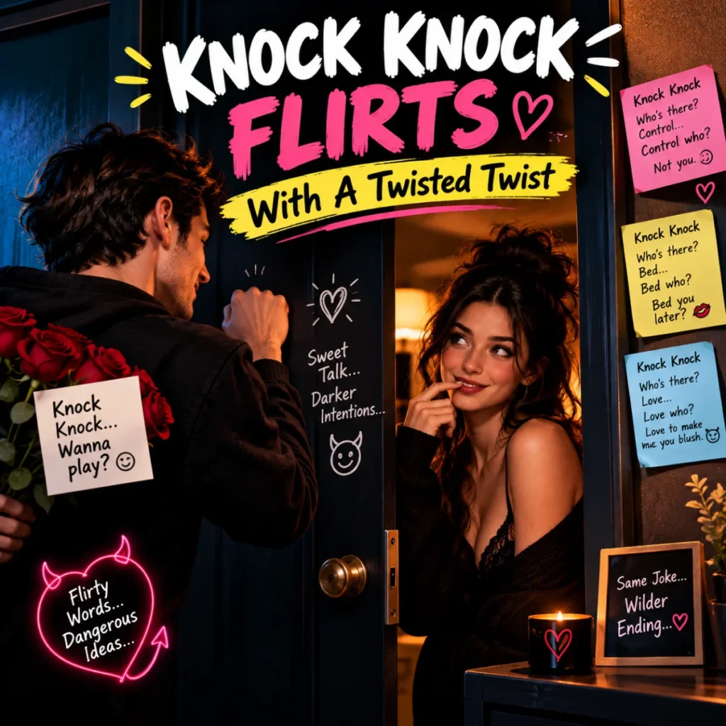 Knock Knock Flirts With A Twisted Twist