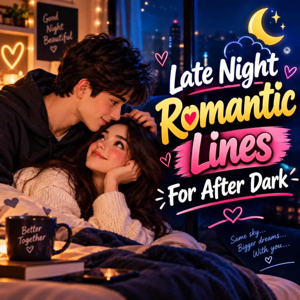 Late Night Romantic Lines For After Dark
