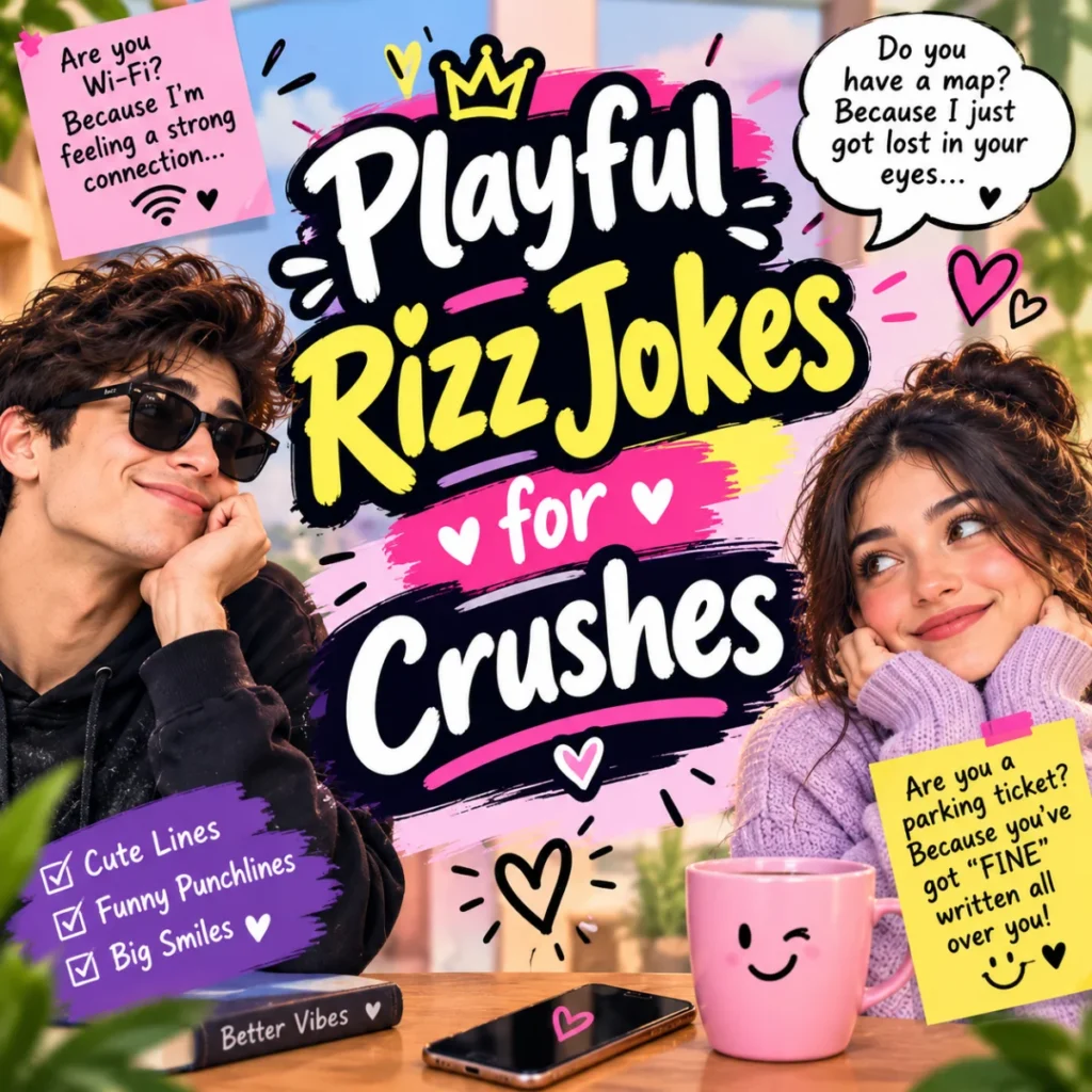 Playful Rizz Jokes for Crushes