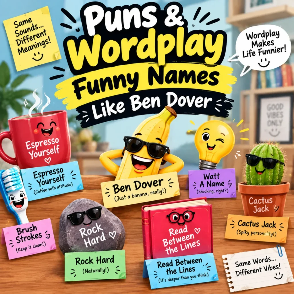 Puns & Wordplay Funny Name Like Ben Dover