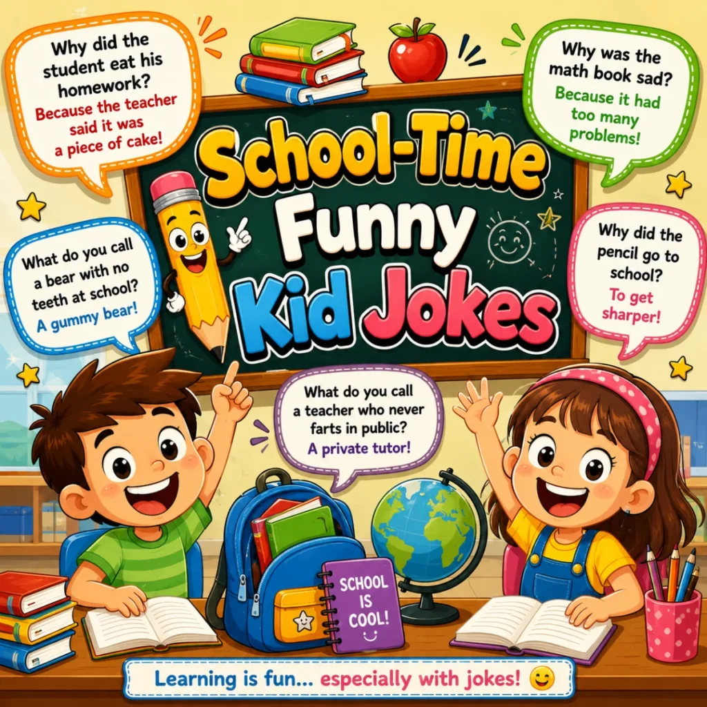 School-Time Funny Kid Jokes