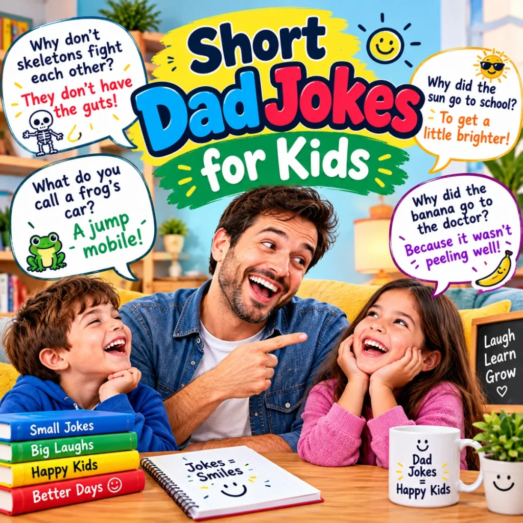 Short Dad Jokes for Kids