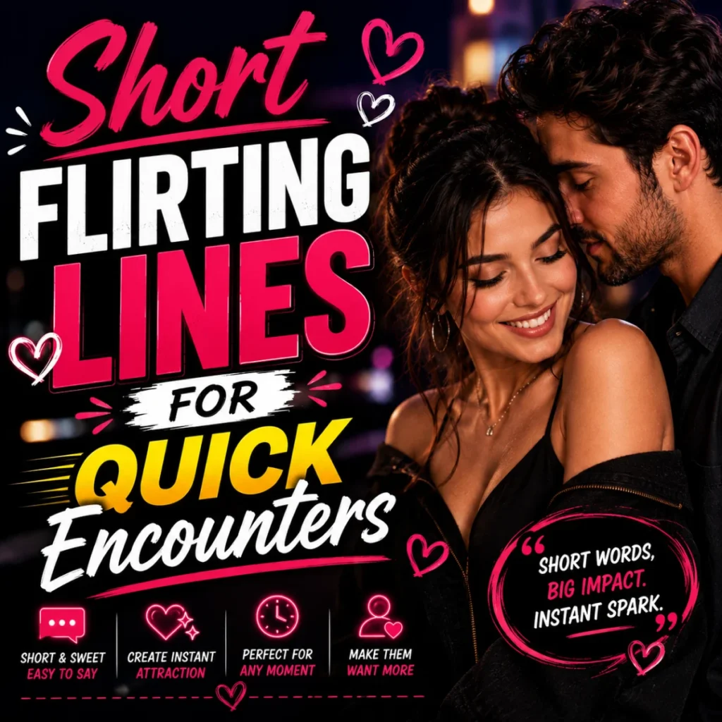Short Flirting Lines For Quick Encounters
