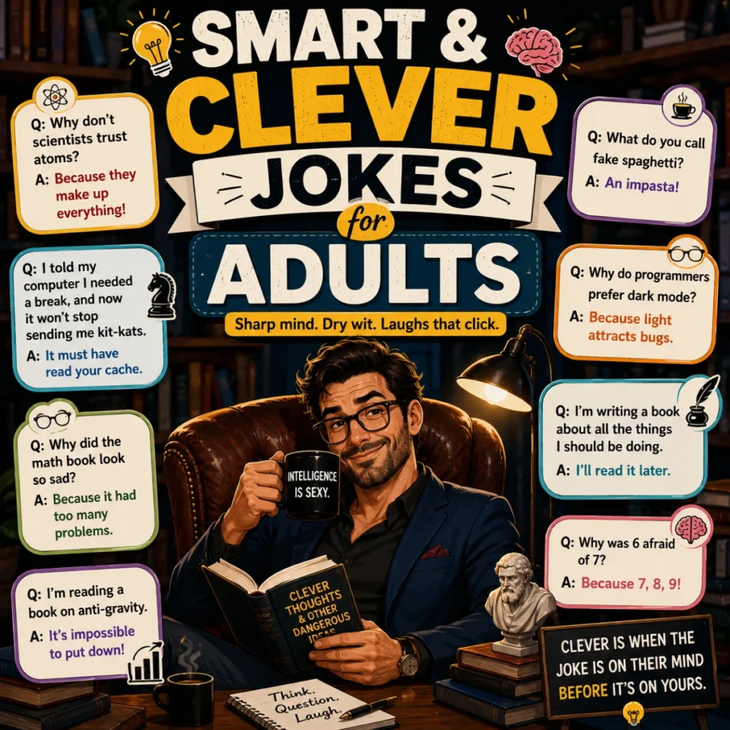 Smart & Clever Jokes for Adults