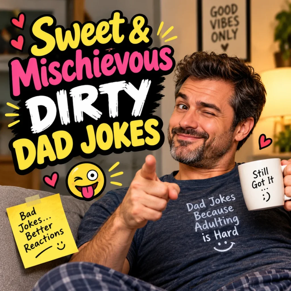 Sweet & Mischievous Dirty Dad Jokes