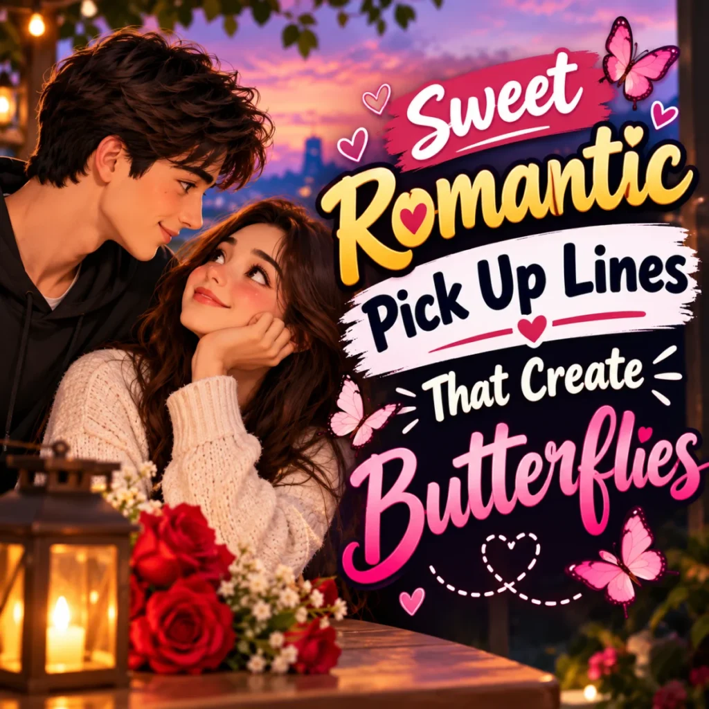 Sweet Romantic Pick Up Lines That Create Butterflies