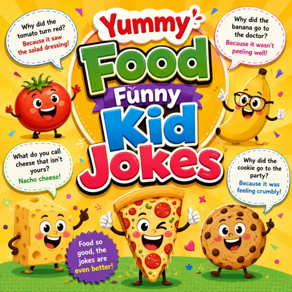 Yummy Food Funny Kid Jokes