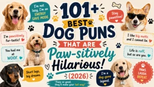 101+ Best Dog Puns That Are Paw-sitively Hilarious(2026)
