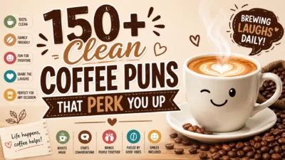 150+ Clean Coffee Puns That Perk You Up