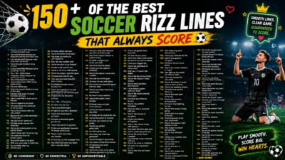 150+ Of The Best Soccer Rizz Lines That Always Score