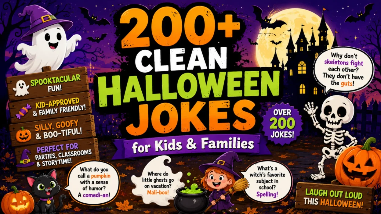 200+ Clean Halloween Jokes for Kids & Families