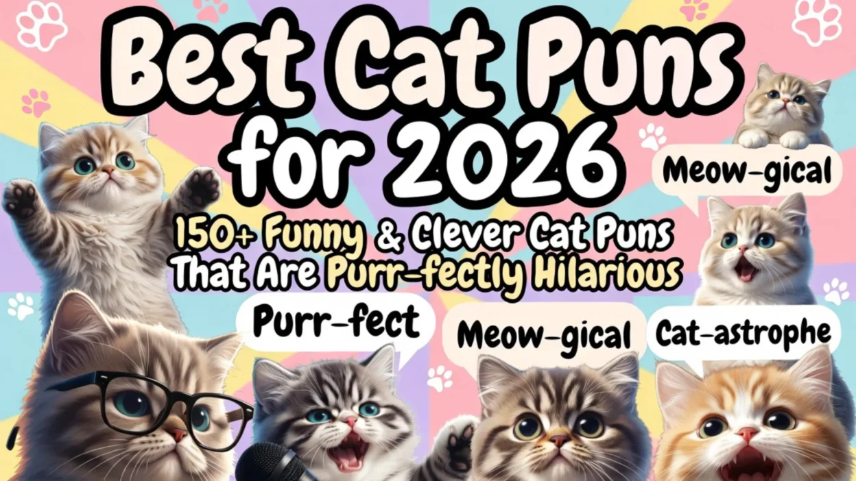 Best Cat Puns for 2026 150+ Funny & Clever Cat Puns That Are Perfectly Hilarious