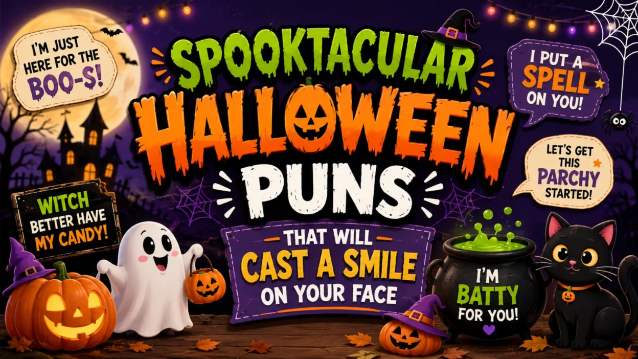 Spooktacular Halloween Puns That Will Cast a Smile on Your Face