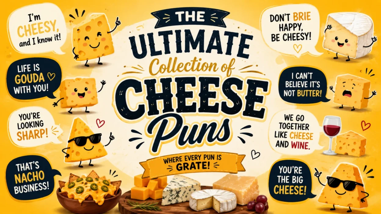 The Ultimate Collection of Cheese Puns