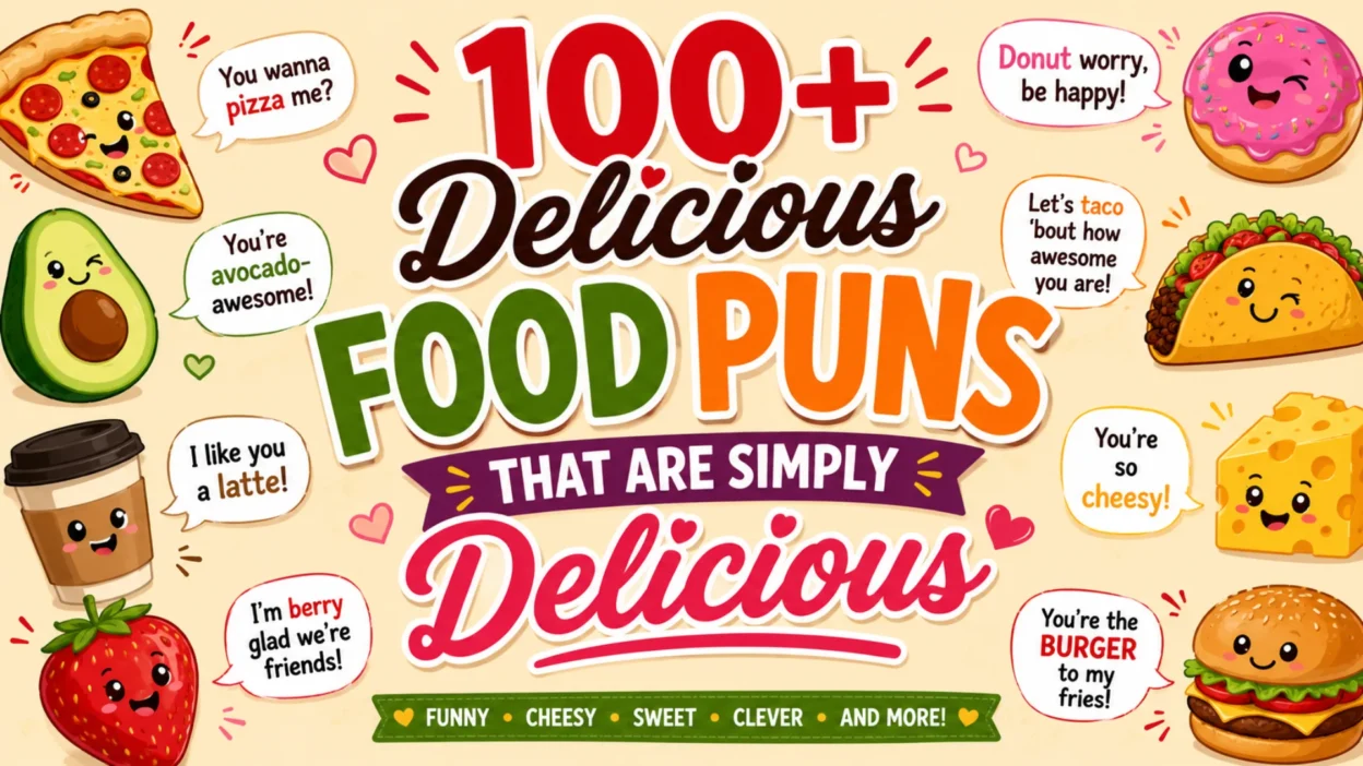 100+ Delicious Food Puns That Are Simply Delicious