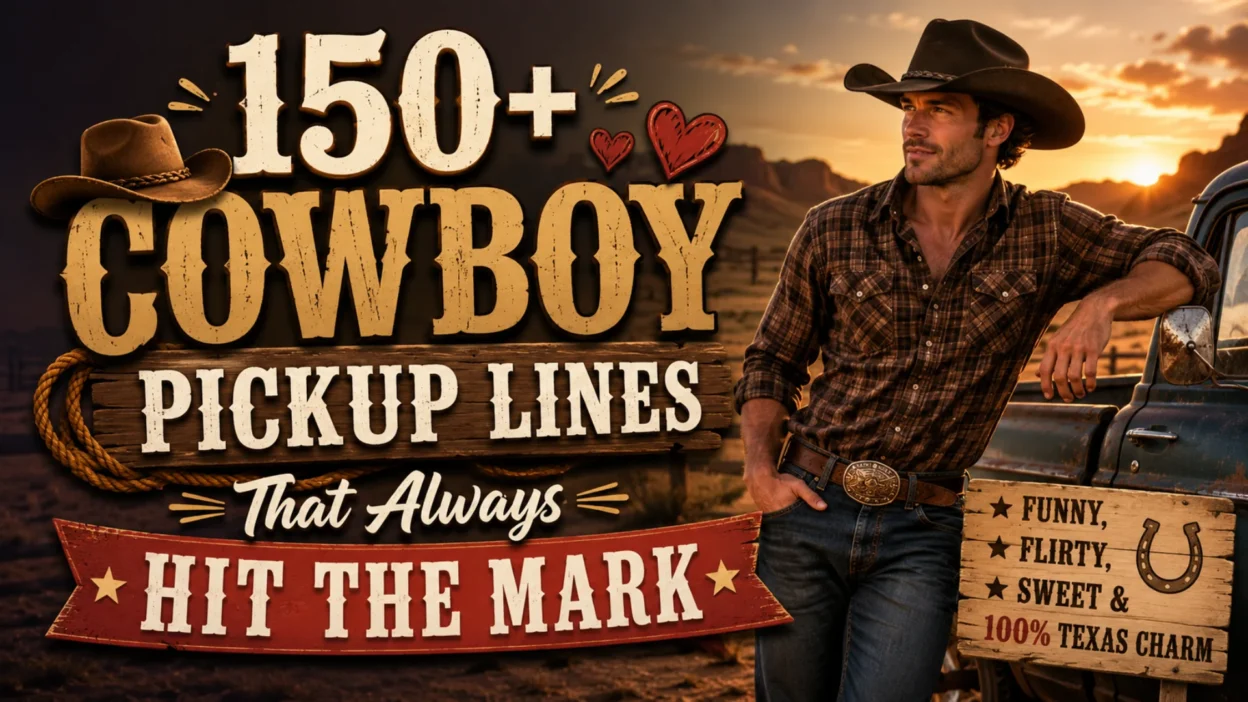 150+ Cowboy Pickup Lines That Always Hit The Mark