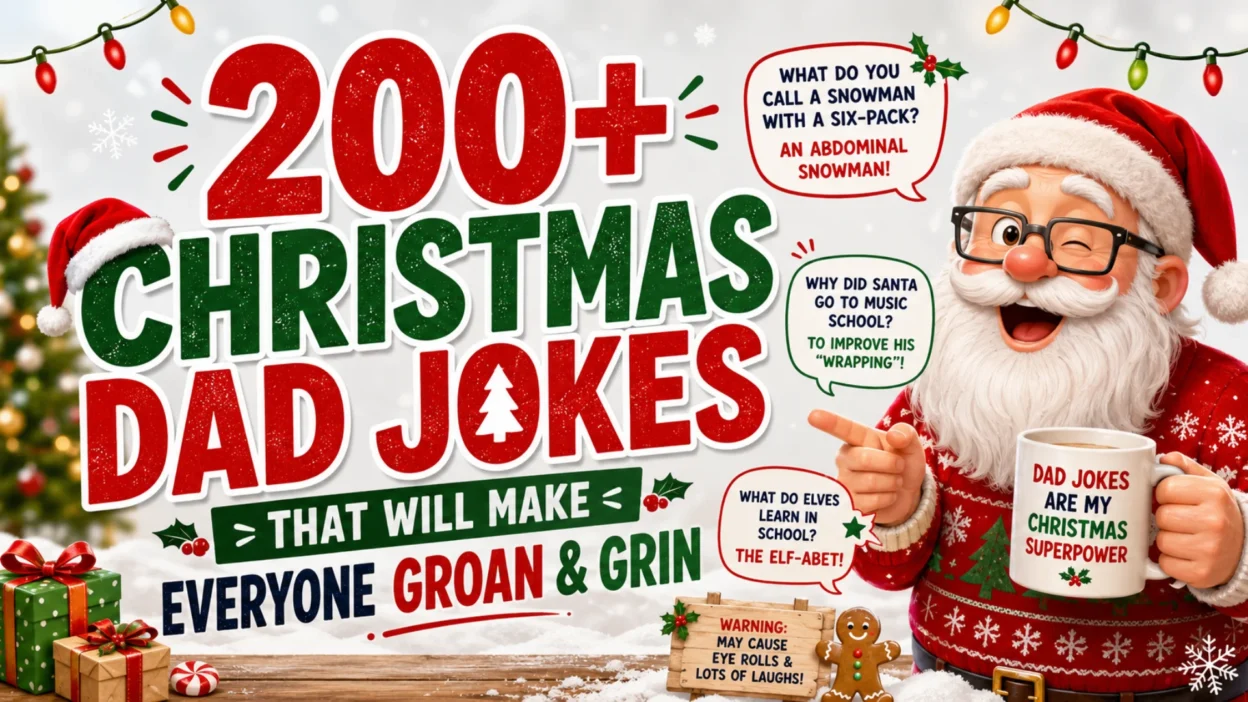 200+ Christmas Dad Jokes That Will Make Everyone Groan & Grin