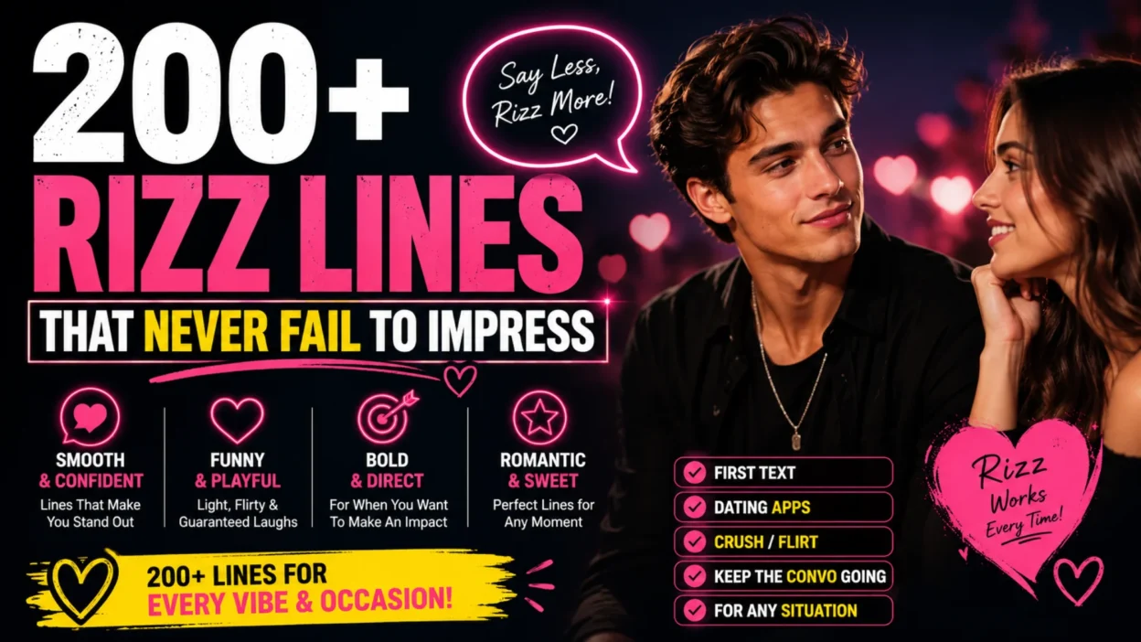200+ Rizz Lines That Never Fail To Impress
