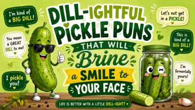 Dill-ightful Pickle Puns That Will Brine a Smile to Your Face