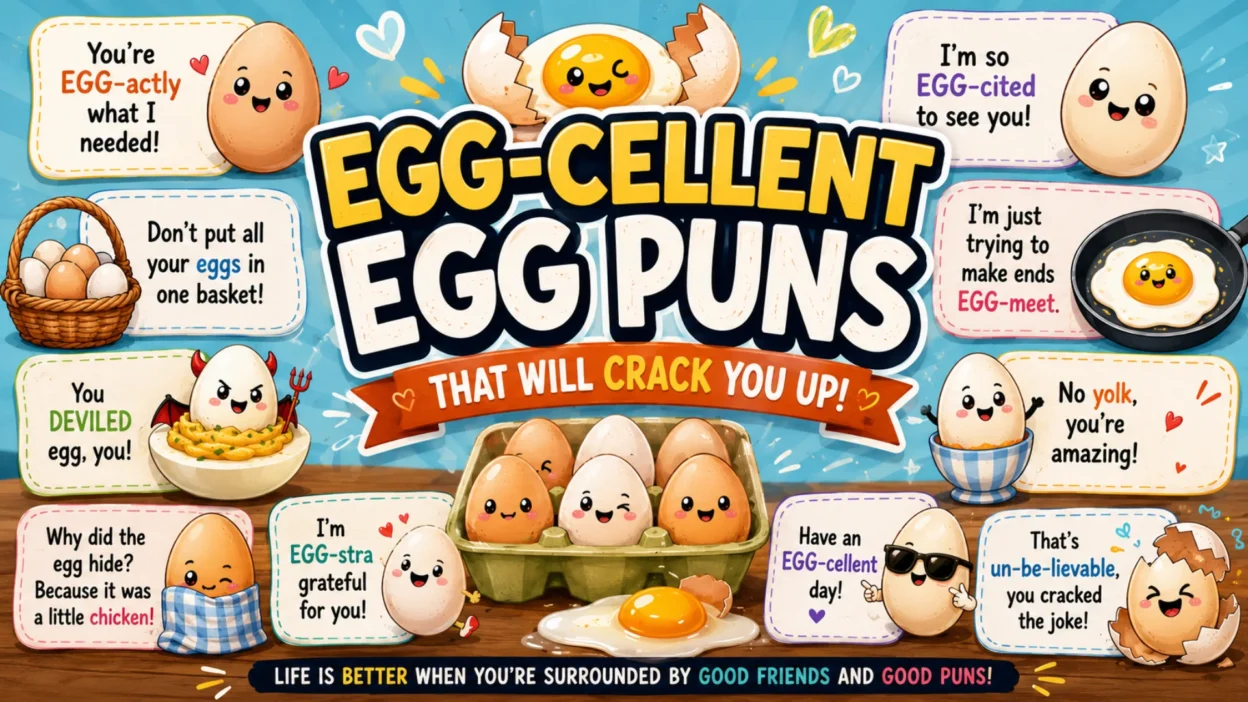 Egg-cellent Egg Puns That Will Crack You Up