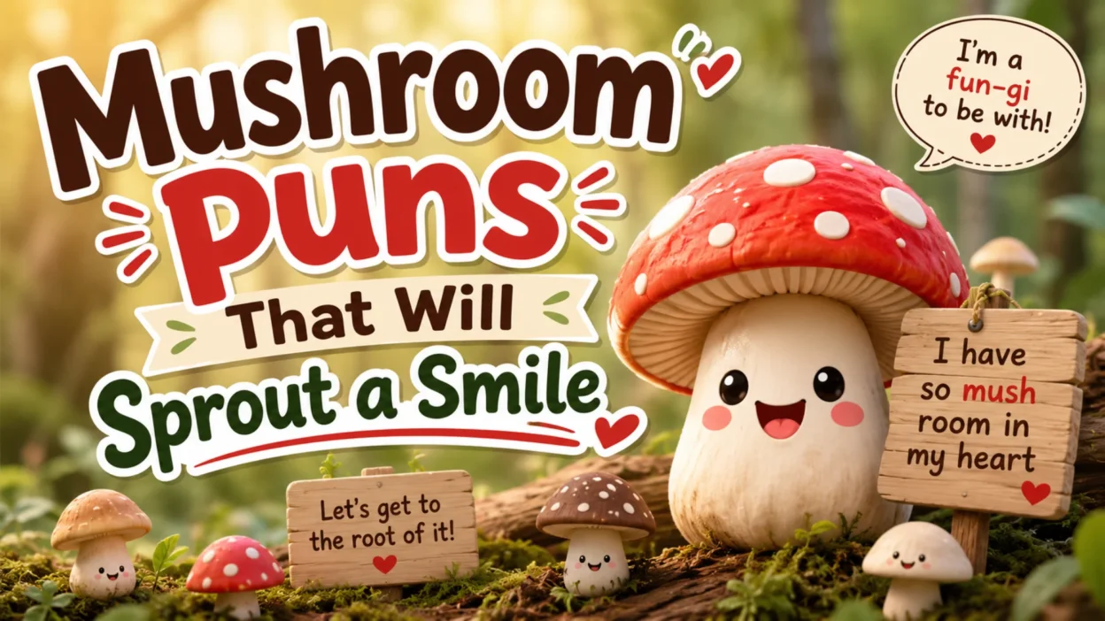 Mushroom Puns That Will Sprout a Smile