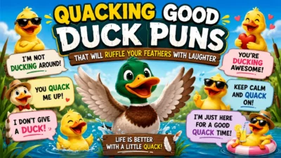 Quacking Good Duck Puns That Will Ruffle Your Feathers With Laughter