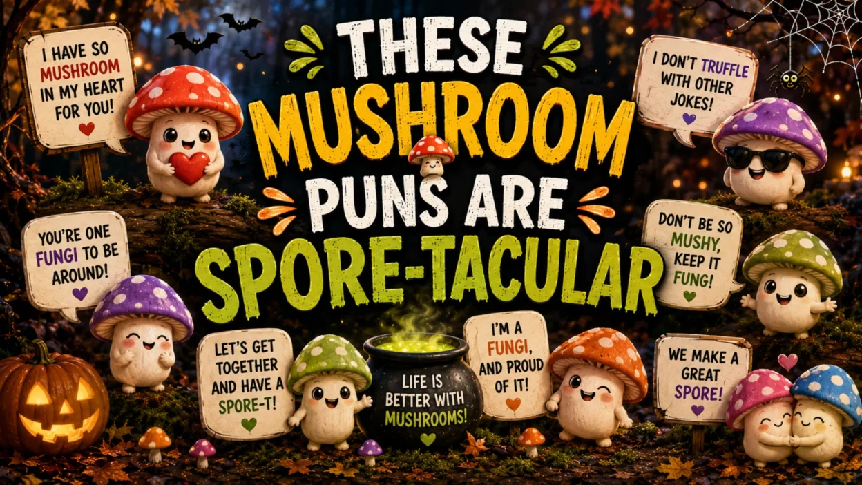 These Mushroom Puns Are Spore-Tacular