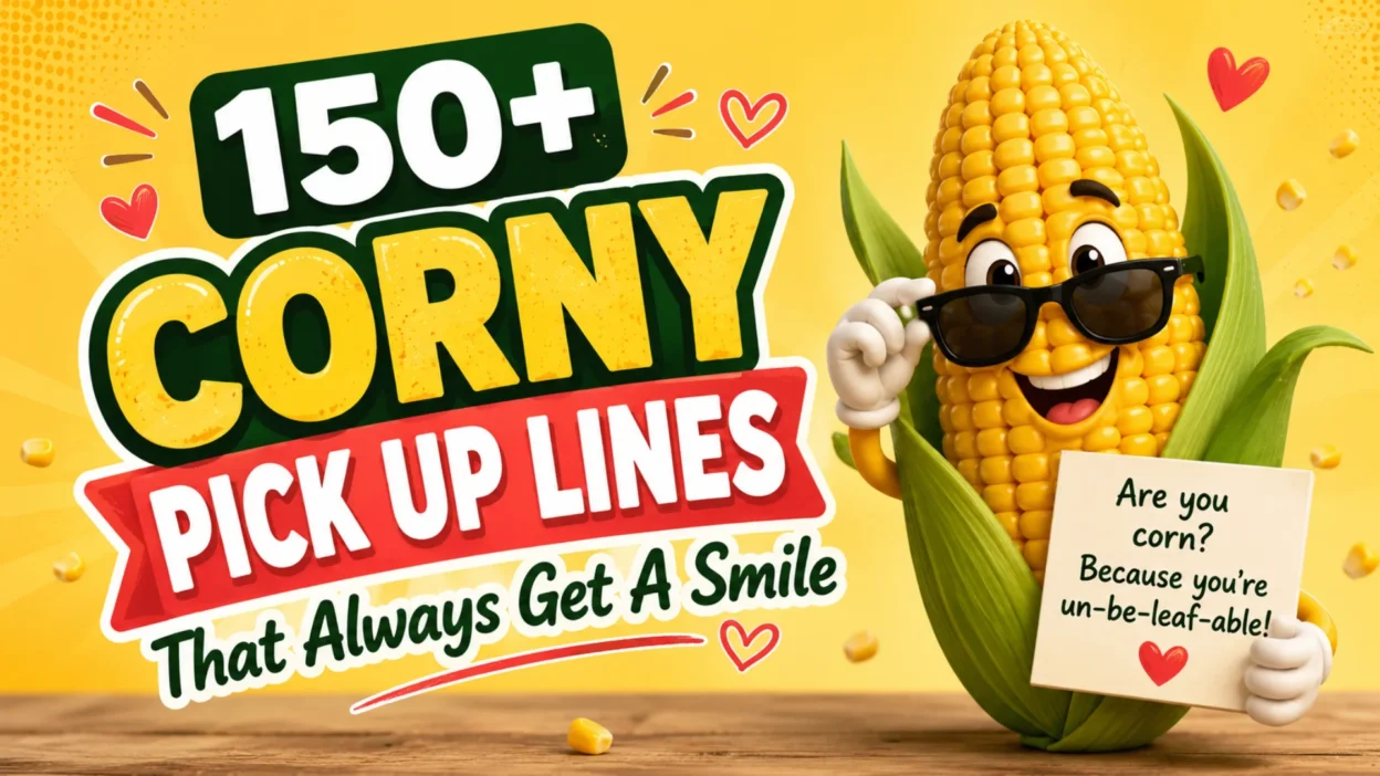 150+ Corny Pick Up Lines That Always Get A Smile