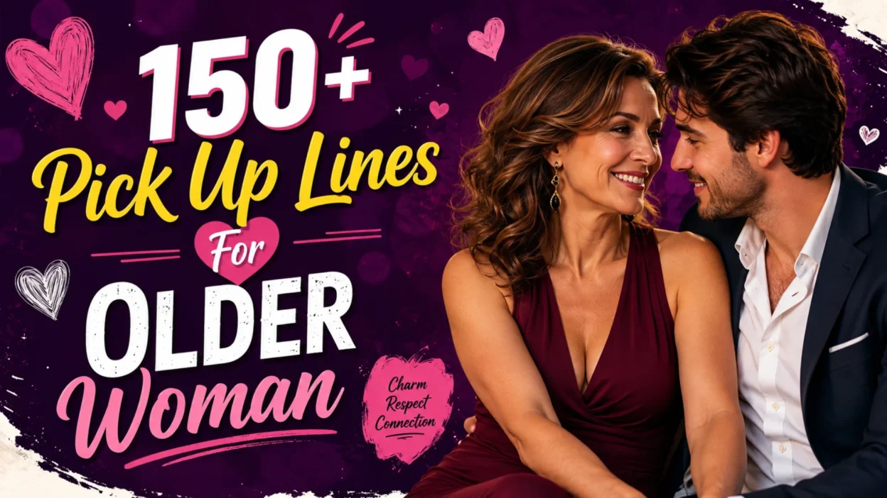 150+ Pick Up Lines For Older Woman