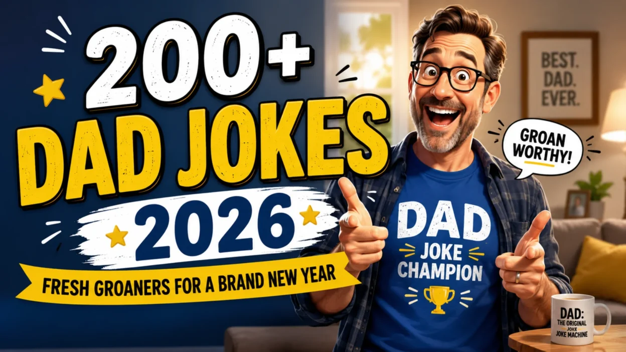 200+ Dad Jokes 2026 Fresh Groaners for a Brand New Year