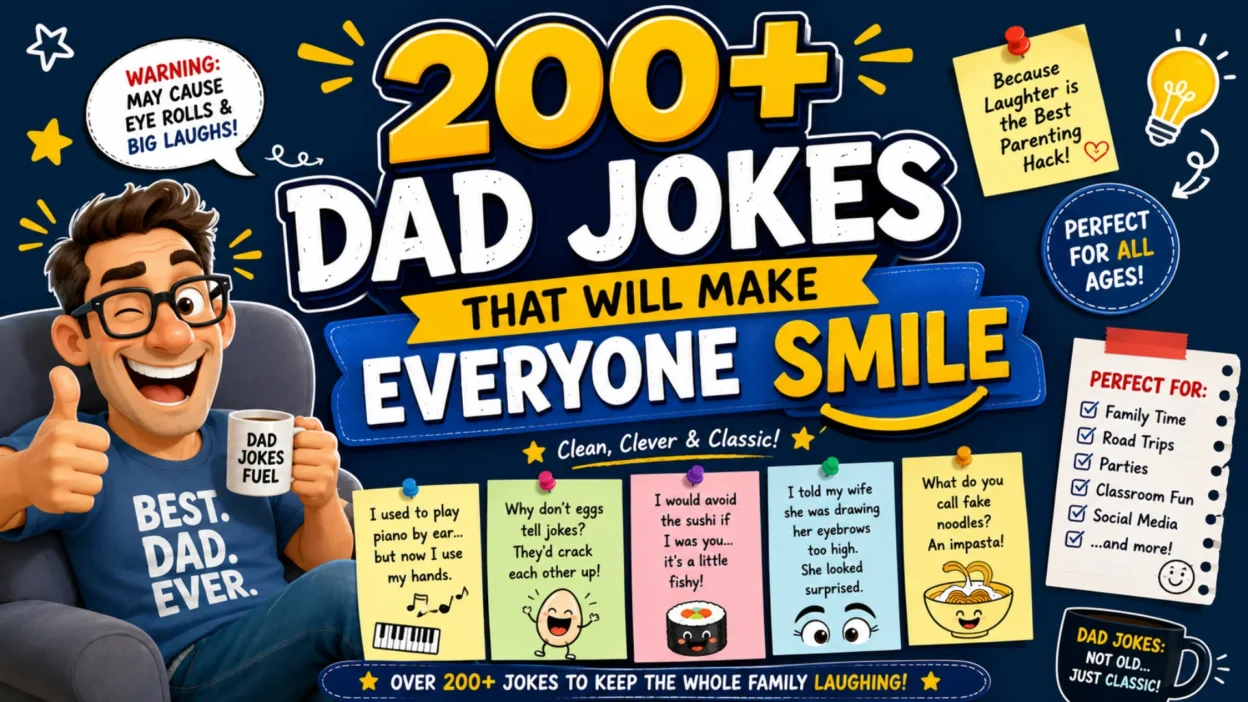200+ Dad Jokes That Will Make Everyone smile