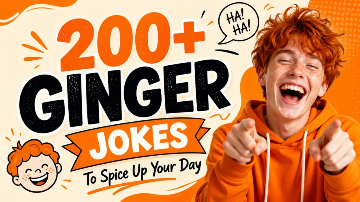 200+ Ginger Jokes To Spice Up Your Day