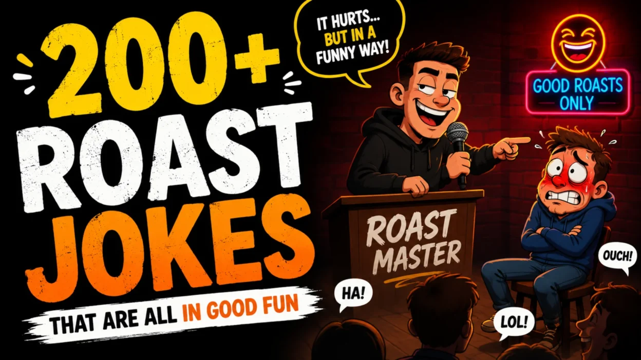 200+ Roast Jokes That Are All in Good Fun