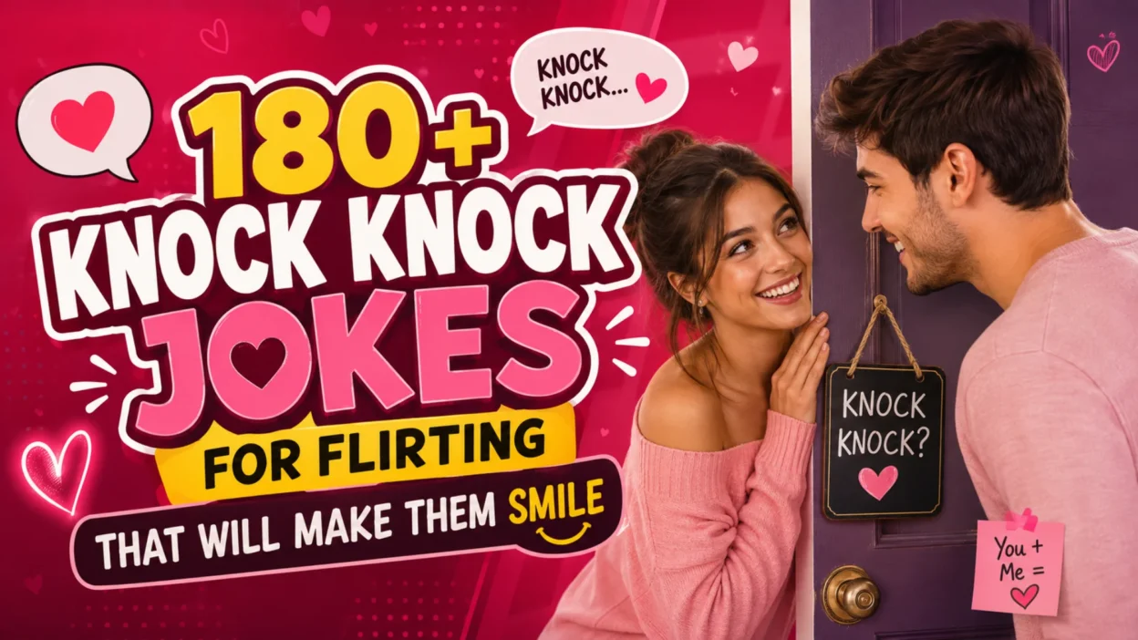 180+ Knock Knock Jokes for Flirting That Will Make Them Smile