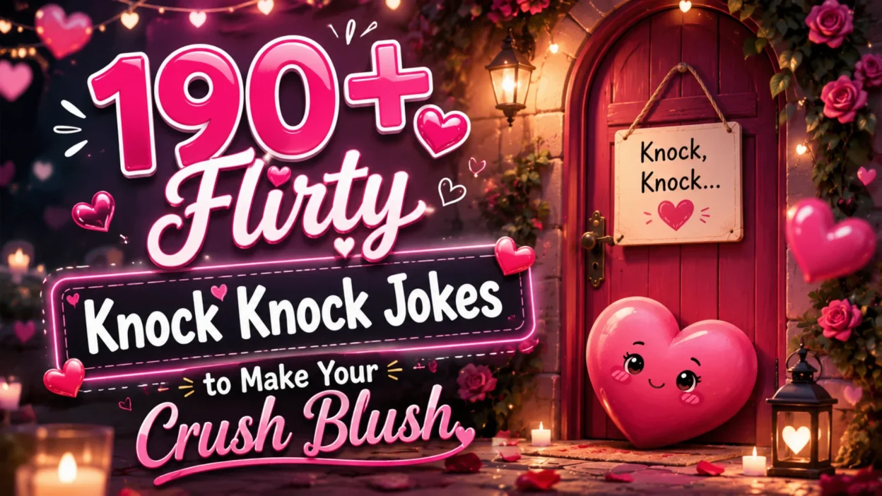 190+ Flirty Knock Knock Jokes to Make Your Crush Blush