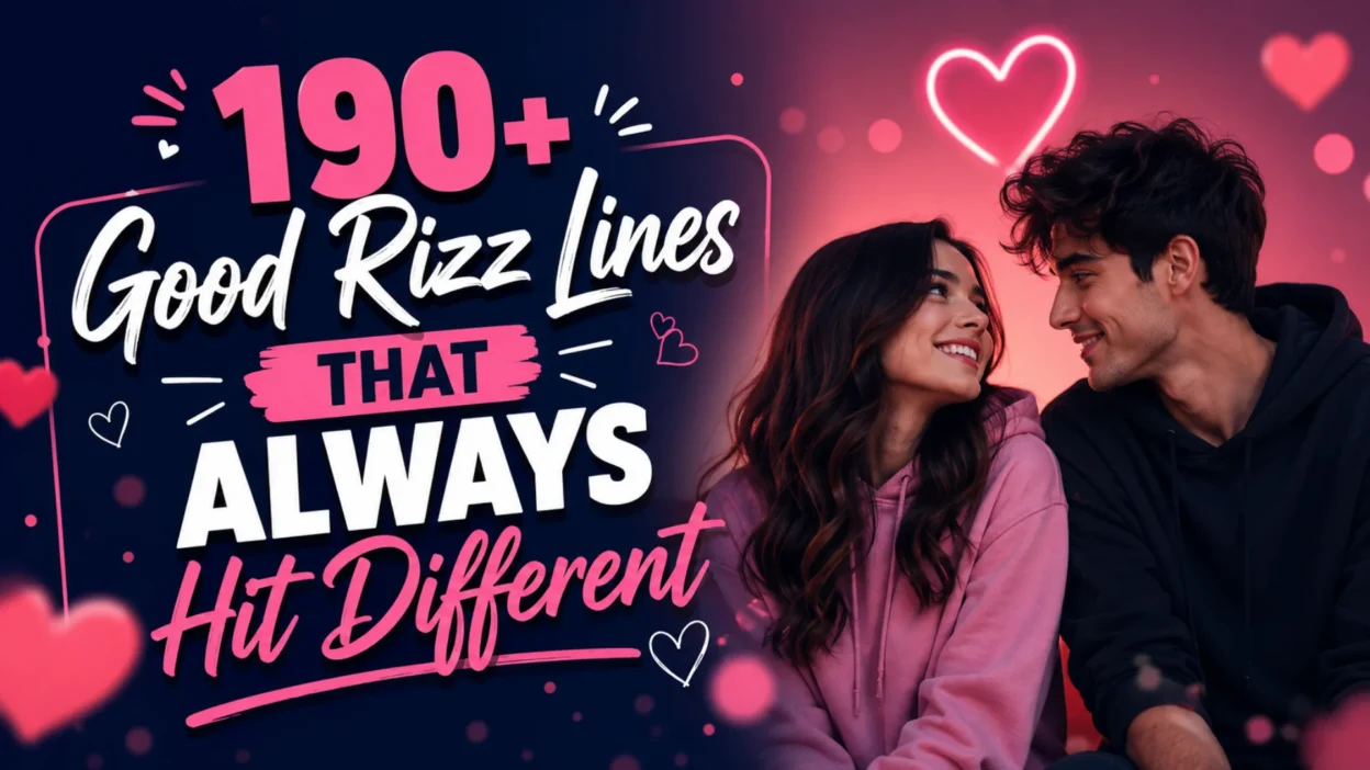 190+ Good Rizz Lines That Always Hit Different