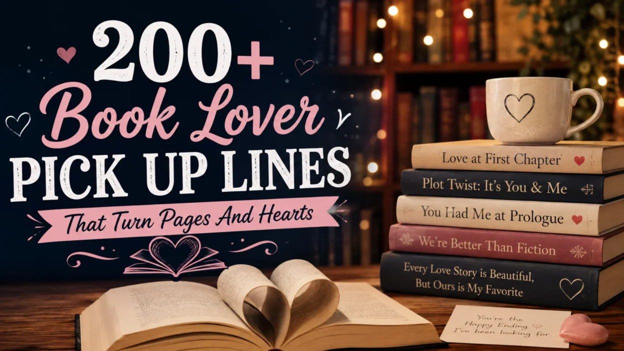 200+ Book Lover Pick Up Lines That Turn Pages And Hearts