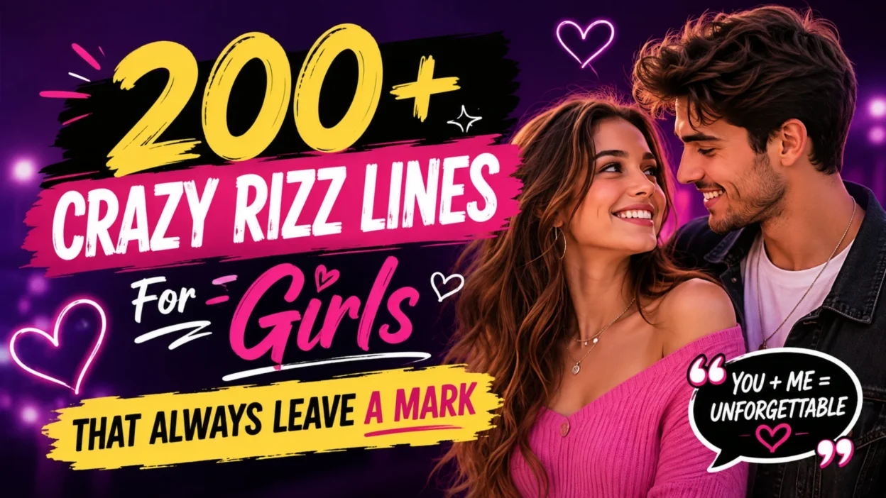 200+ Crazy Rizz Lines For Girls That Always Leave A Mark