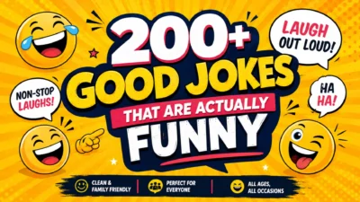 200+ Good Jokes That Are Actually Funny