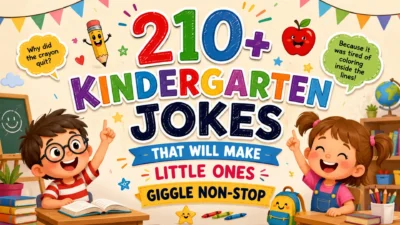 210+ Kindergarten Jokes That Will Make Little Ones Giggle Non-Stop