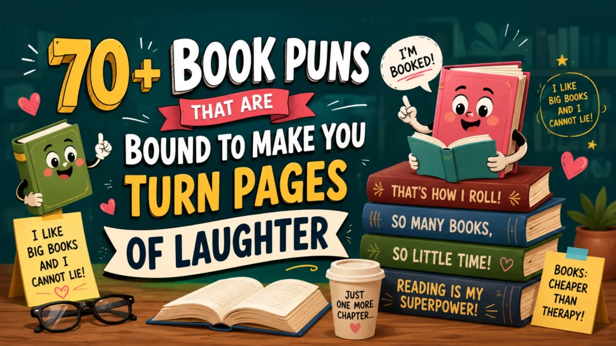 70+ Book Puns That Are Bound to Make You Turn Pages of Laughter