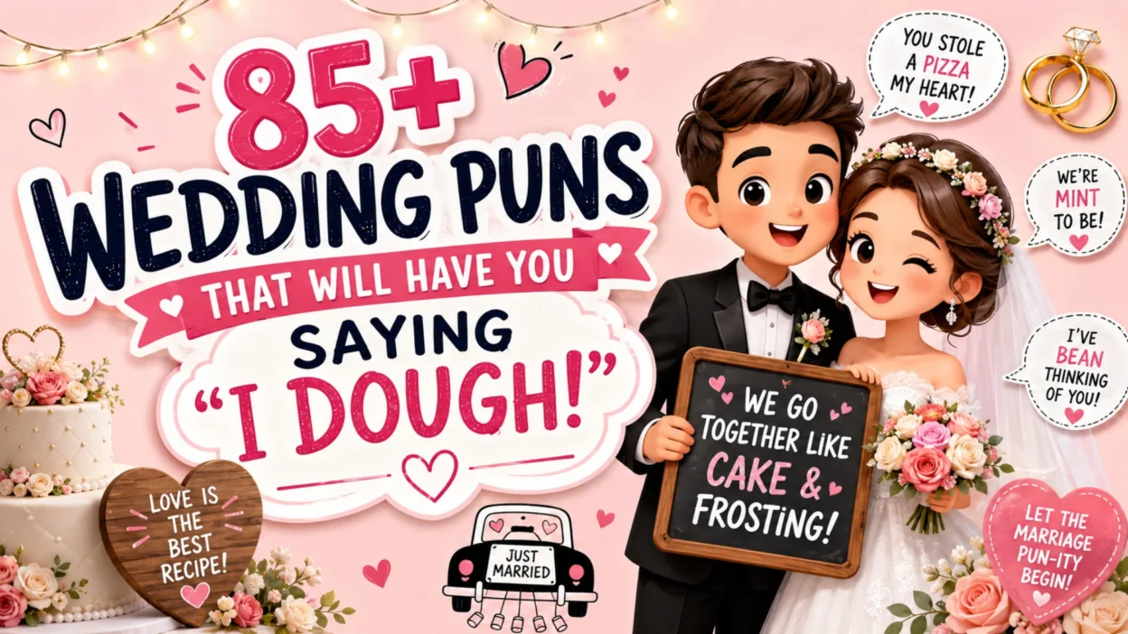 85+ Wedding Puns That Will Have You Saying “I Dough!”