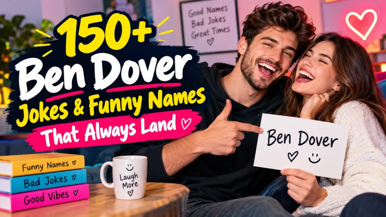 150+ Ben Dover Jokes & Funny Names That Always Land
