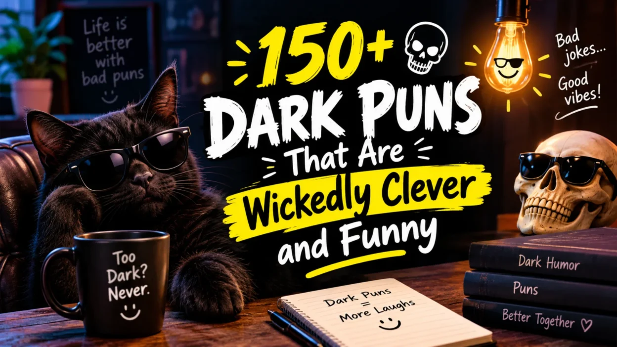 150+ Dark Puns That Are Wickedly Clever and Funny
