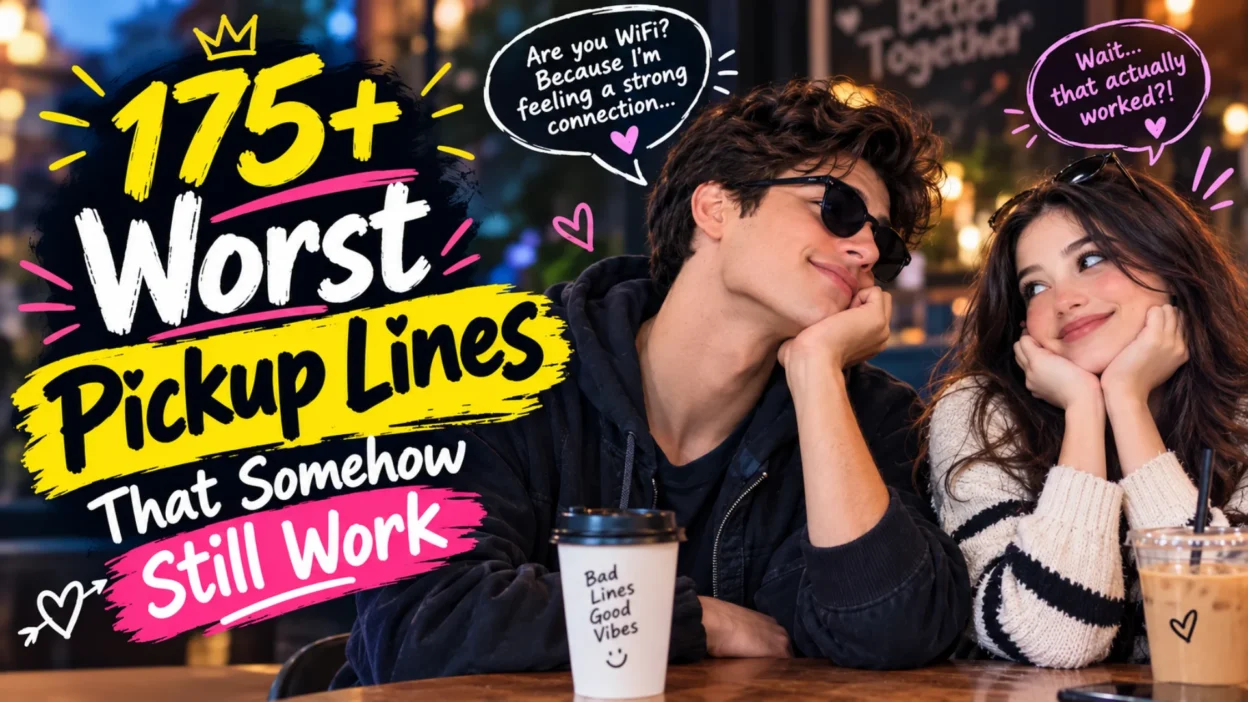 175+ Worst Pickup Lines That Somehow Still Work