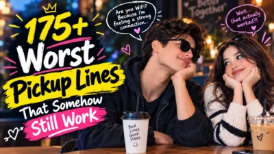 175+ Worst Pickup Lines That Somehow Still Work