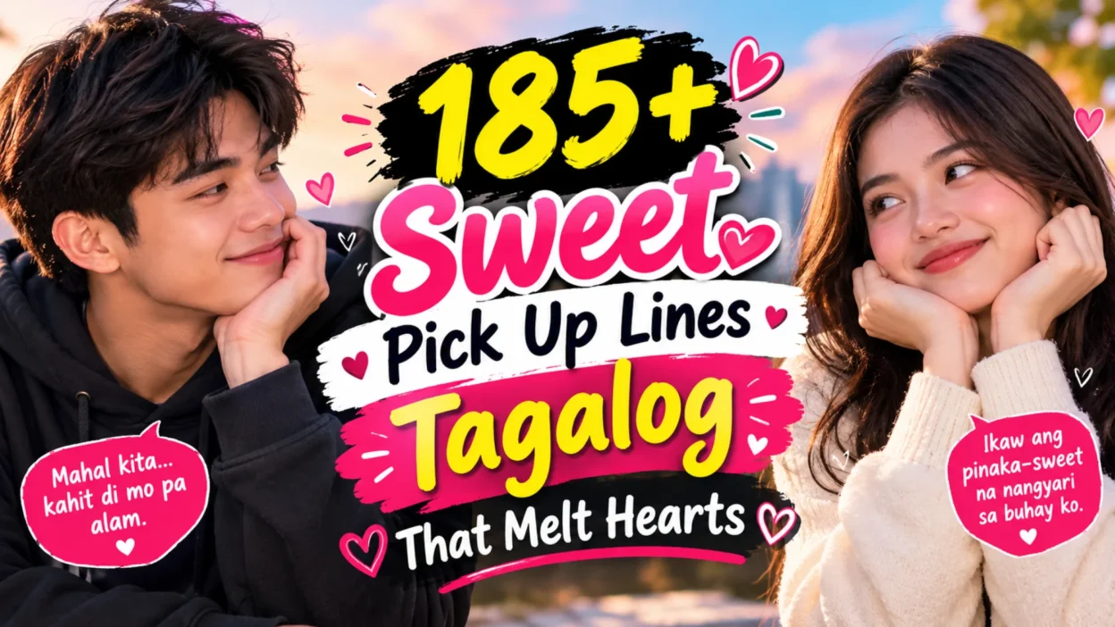 185+ Sweet Pick Up Lines Tagalog That Melt Hearts